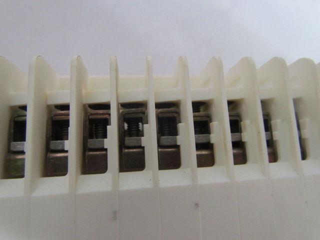 Weidmuller OSC 10 Aluminum Rail Mounted Terminal Block Strip 63 OSC10 Blocks