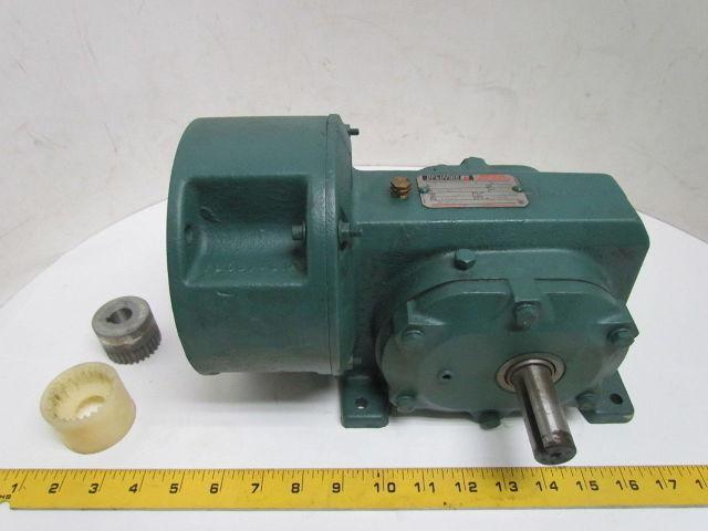 Dodge Master XL Speed Reducer Gear Box 50:1 1750RPM .69HP 56C Frame Dual Output