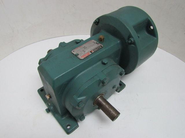 Dodge Master XL Speed Reducer Gear Box 50:1 1750RPM .69HP 56C Frame Dual Output