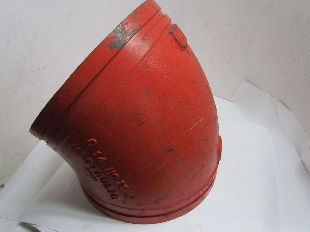 Victaulic No 11 14" 45 Degree Grooved End Pipe Fitting Elbow