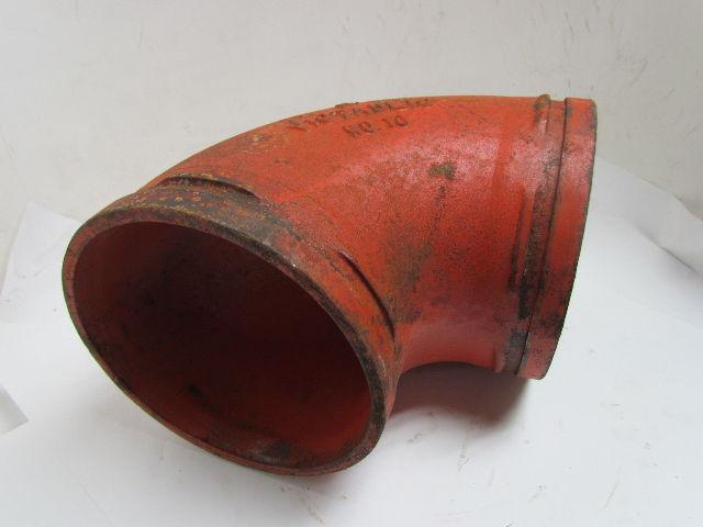 Victaulic No 10 8" 90 Degree Grooved End Pipe Fitting Short Elbow