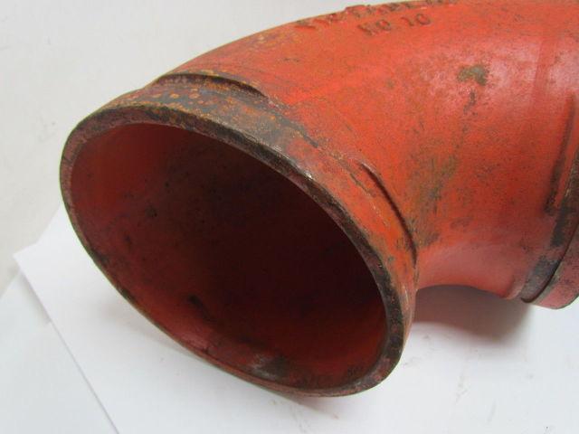 Victaulic No 10 8" 90 Degree Grooved End Pipe Fitting Short Elbow