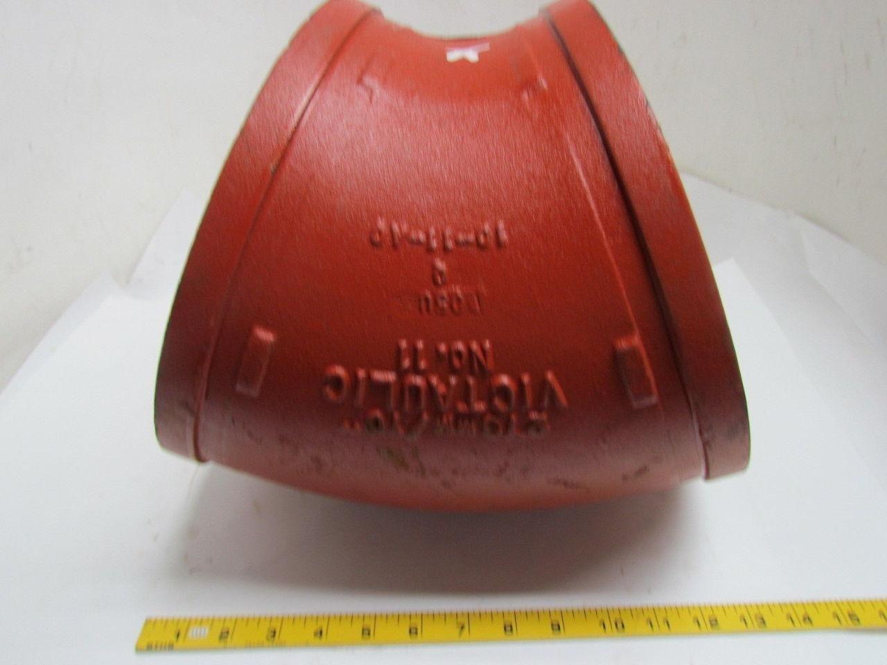 Victaulic No 11 10" 45 Degree Grooved End Pipe Fitting Elbow