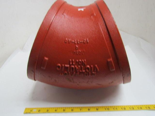 Victaulic No 11 10" 45 Degree Grooved End Pipe Fitting Elbow