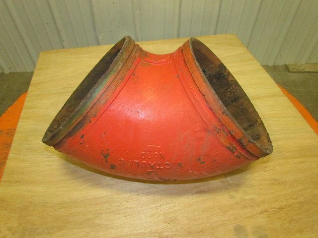 Victaulic No 10 12" 90 Degree Grooved End Elbow Pipe Fitting Used