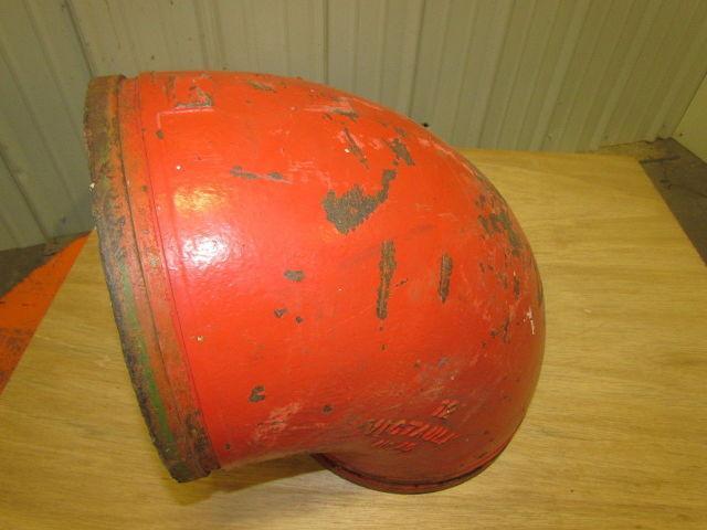 Victaulic No 10 12" 90 Degree Grooved End Elbow Pipe Fitting Used