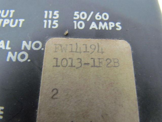 Industrial Solid State Control 1013-1F2B Type 2 .06-5 Range 115V Timer Off delay