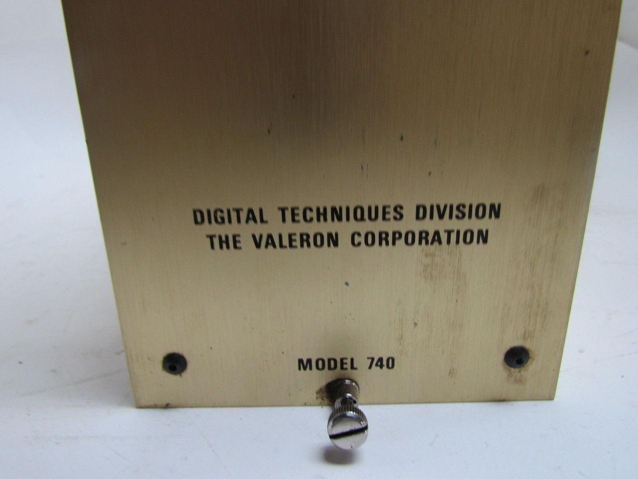 Valeron 740 Digital Techniques Compensator Display Module