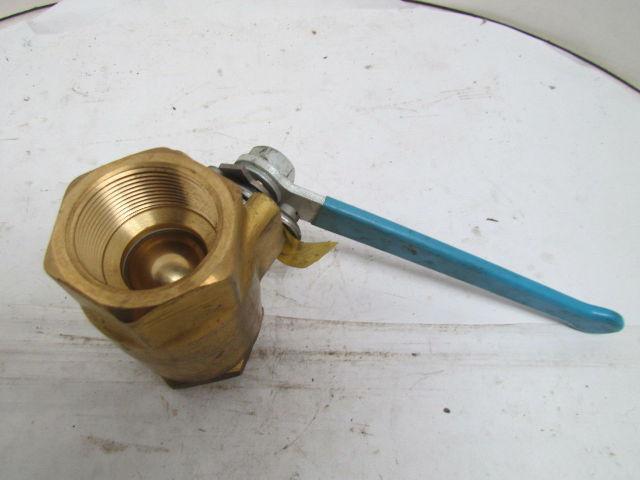Neles-Jamesbury A 1100 TT 1-1/2" NPT Brass Ball Valve Model B Class 150 NEW