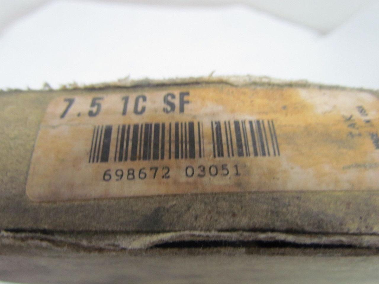 TB Woods 7.5 1C SF 7.5x1C 1-Groove QD SF Bushed Pulley Sheave 8V V-Belt