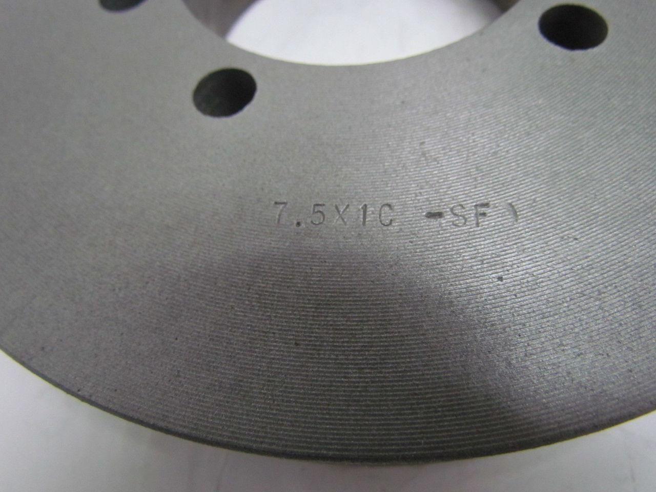 TB Woods 7.5 1C SF 7.5x1C 1-Groove QD SF Bushed Pulley Sheave 8V V-Belt