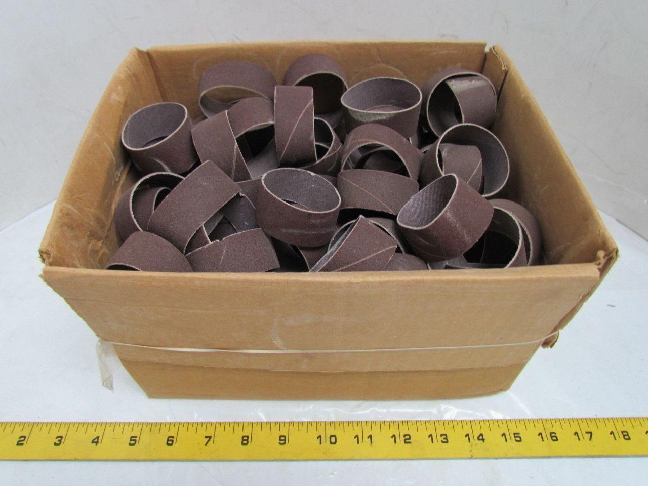 Norton R267 2 x 1" Spiraband 120Y Grit Metalite Sanding Wheel Abrasive 100 Pcs