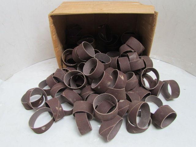 Norton R267 2 x 1" Spiraband 120Y Grit Metalite Sanding Wheel Abrasive 100 Pcs