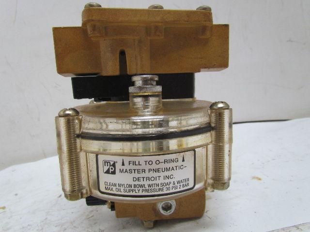 MP Master Pneumatic-Detroit A64041 1/2" NPTF Single Point Lubricator New