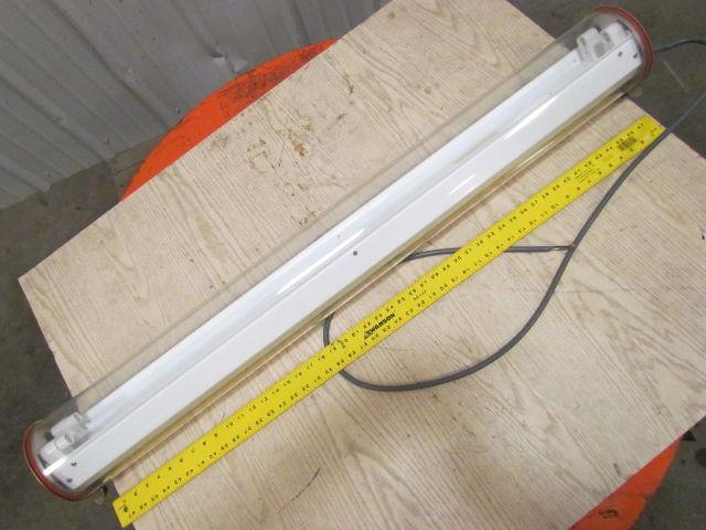 Lithonia EFT 2 48HO 48" Hosedown Wet Location Fluorescent Light Fixture 120V