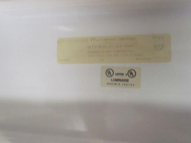 Lithonia EFT 2 48HO 48" Hosedown Wet Location Fluorescent Light Fixture 120V