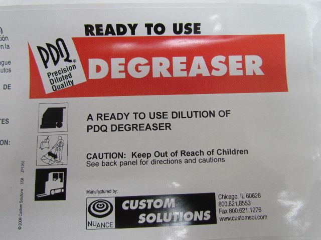 Nuance Solutions PDQ Degreaser Concentrate For Use In PDQ Dispensing System