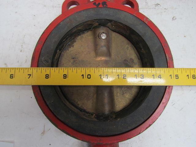 Lunkenheimer Fig 5537-NH 6" Wafer Style Butterfly Valve Bronze Disc 200 WOG