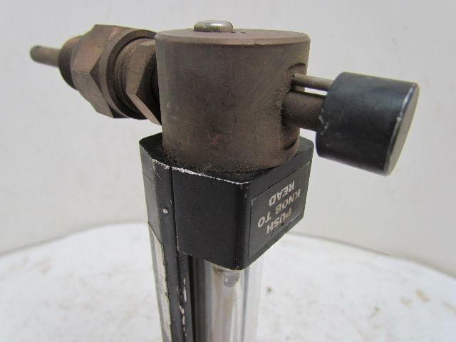 Fischer & Porter Co Flowmeter 6-58 GPM Liquid SP.GR.1.0 For 1-1/4" Pipe 10"OAL