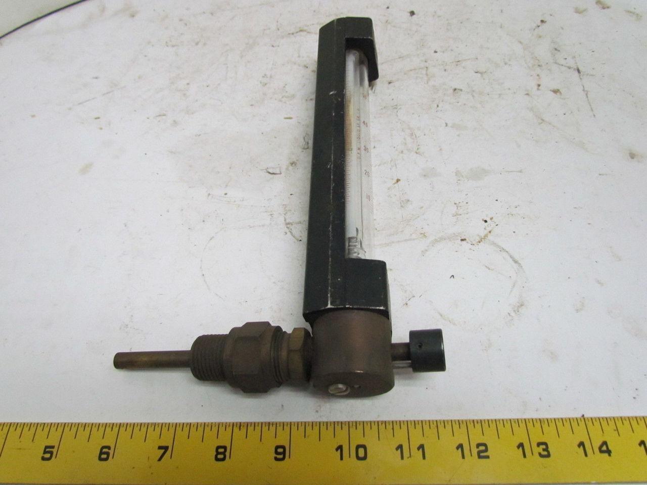 Fischer & Porter Co Flowmeter 6-58 GPM Liquid SP.GR.1.0 For 1-1/4" Pipe 10"OAL
