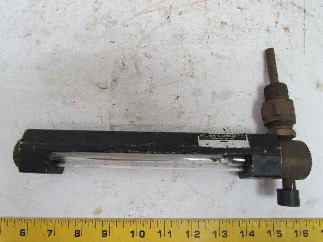 Fischer & Porter Co Flowmeter 6-58 GPM Liquid SP.GR.1.0 For 1-1/4" Pipe 10"OAL