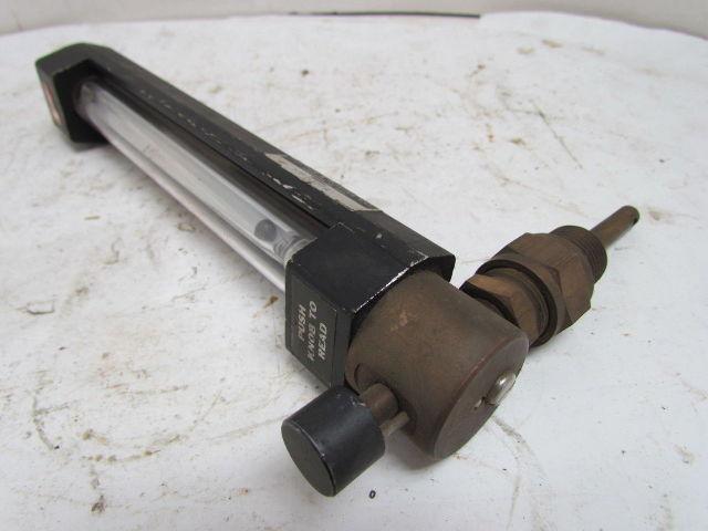Fischer & Porter Co Flowmeter 6-58 GPM Liquid SP.GR.1.0 For 1-1/4" Pipe 10"OAL