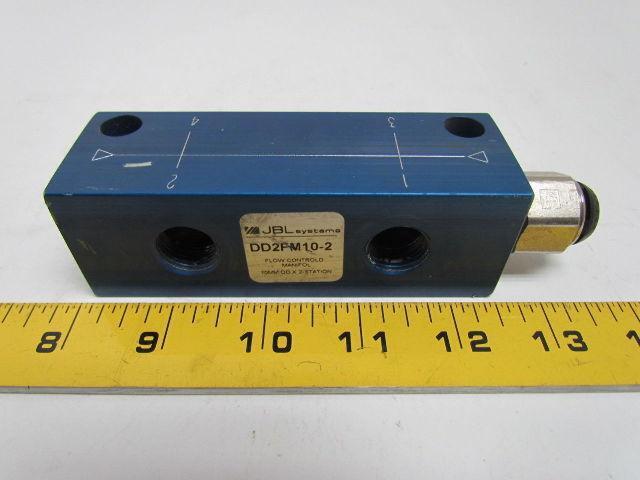 JBL Systems DD2FM10-2 AM4-6 Flow Control Manifold 3/8" NPT 2-Station
