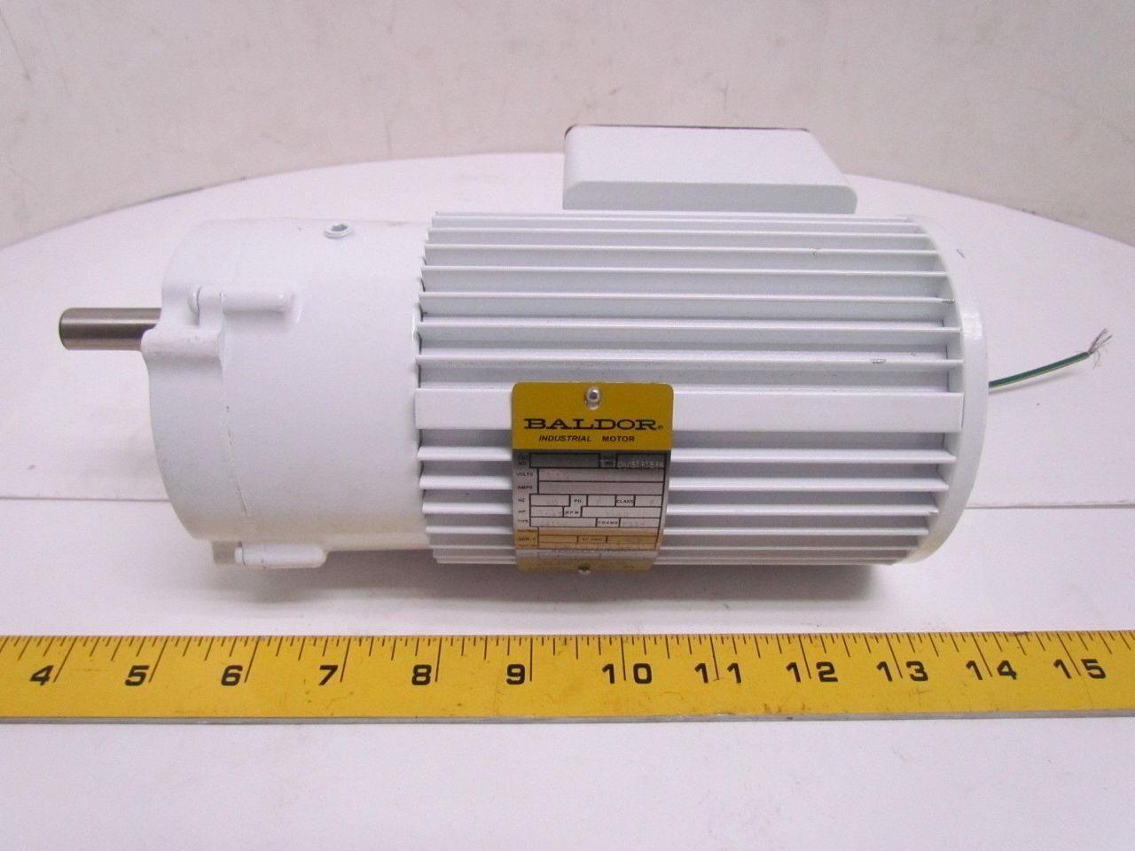 Baldor 2416C Industrial Motor 115V 1PH 18.6 RPM Gear Reducer Gearmotor 90:1