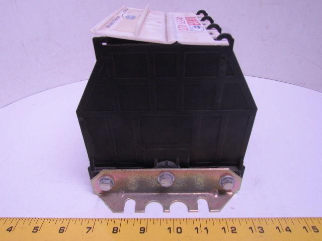 SP-336 480/575Volt Power Block 3/16" Thick by 1"Wide Copper Buss Bars 3/8" Bolts