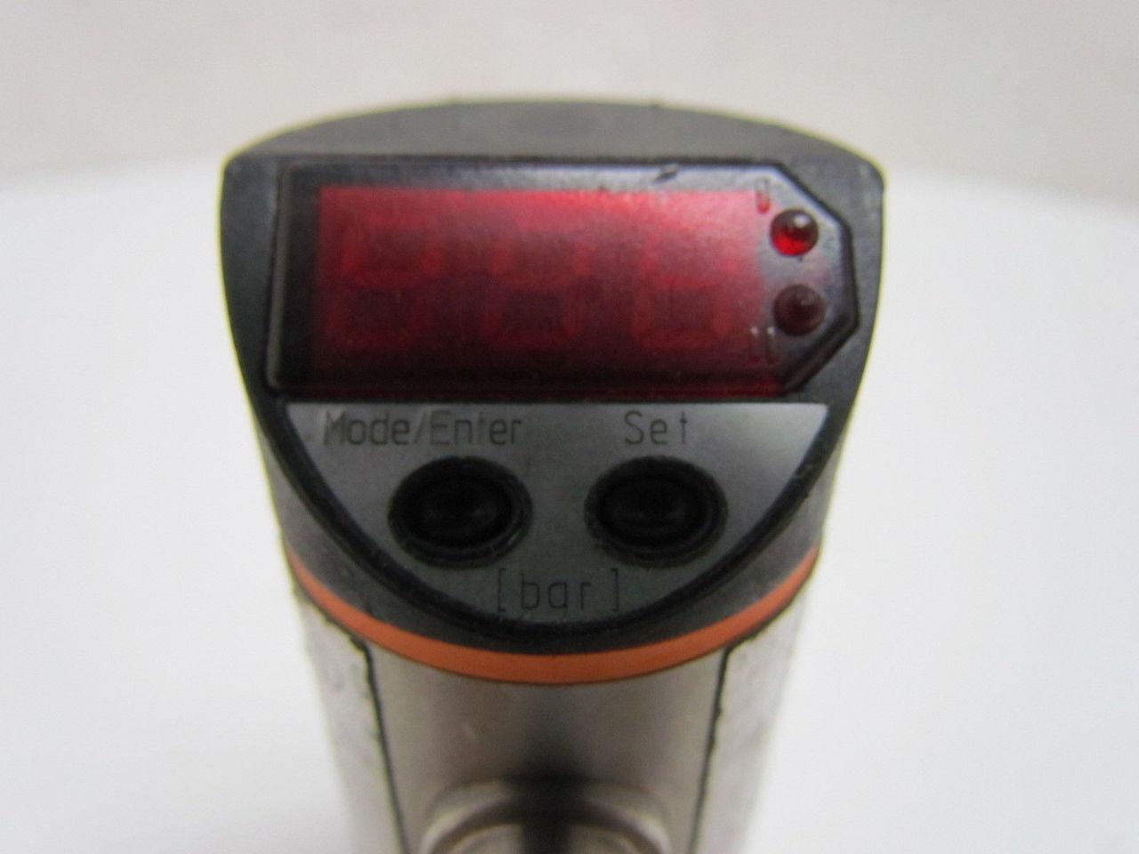 IFM Efector PN7027 D-45127 Electronic Pressure Monitor G 1/4" Port