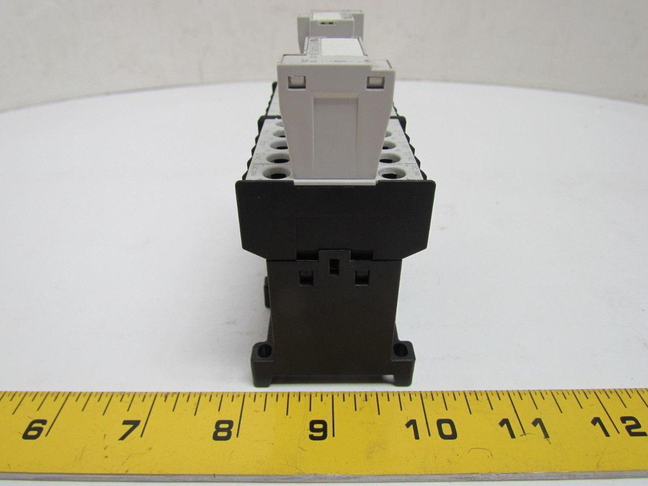 Siemens 3TD2000-1BB4 3tX4490-3A Contactor 9 Amp 3 Pole Reversing 24VDC Coil