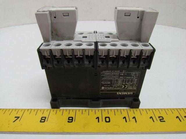 Siemens 3TD2000-1BB4 3tX4490-3A Contactor 9 Amp 3 Pole Reversing 24VDC Coil