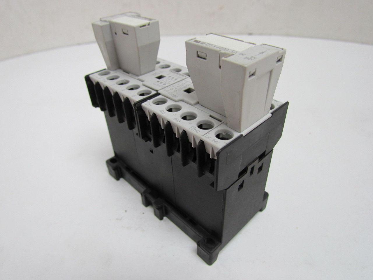 Siemens 3TD2000-1BB4 3tX4490-3A Contactor 9 Amp 3 Pole Reversing 24VDC Coil