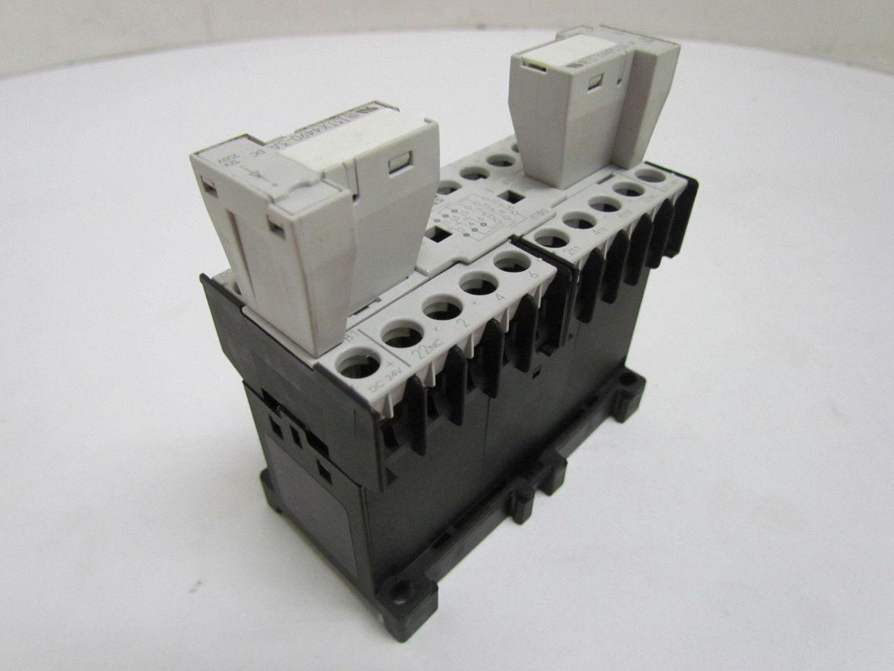 Siemens 3TD2000-1BB4 3tX4490-3A Contactor 9 Amp 3 Pole Reversing 24VDC Coil