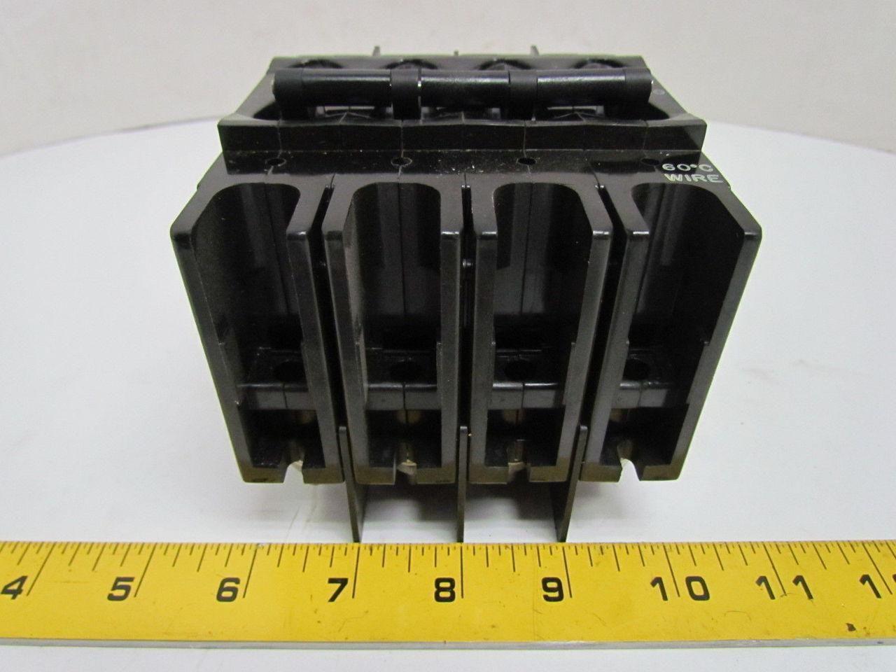 Airpax 209 LK-54 406-3113 Circuit Breaker 4 Pole 240 VAC 60 Amp