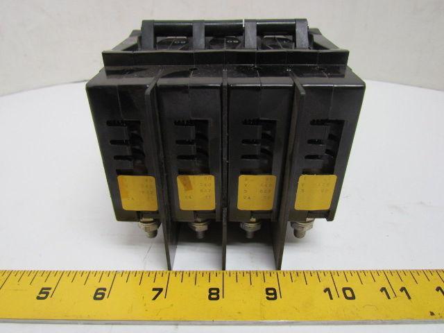 Airpax 209 LK-54 406-3113 Circuit Breaker 4 Pole 240 VAC 60 Amp