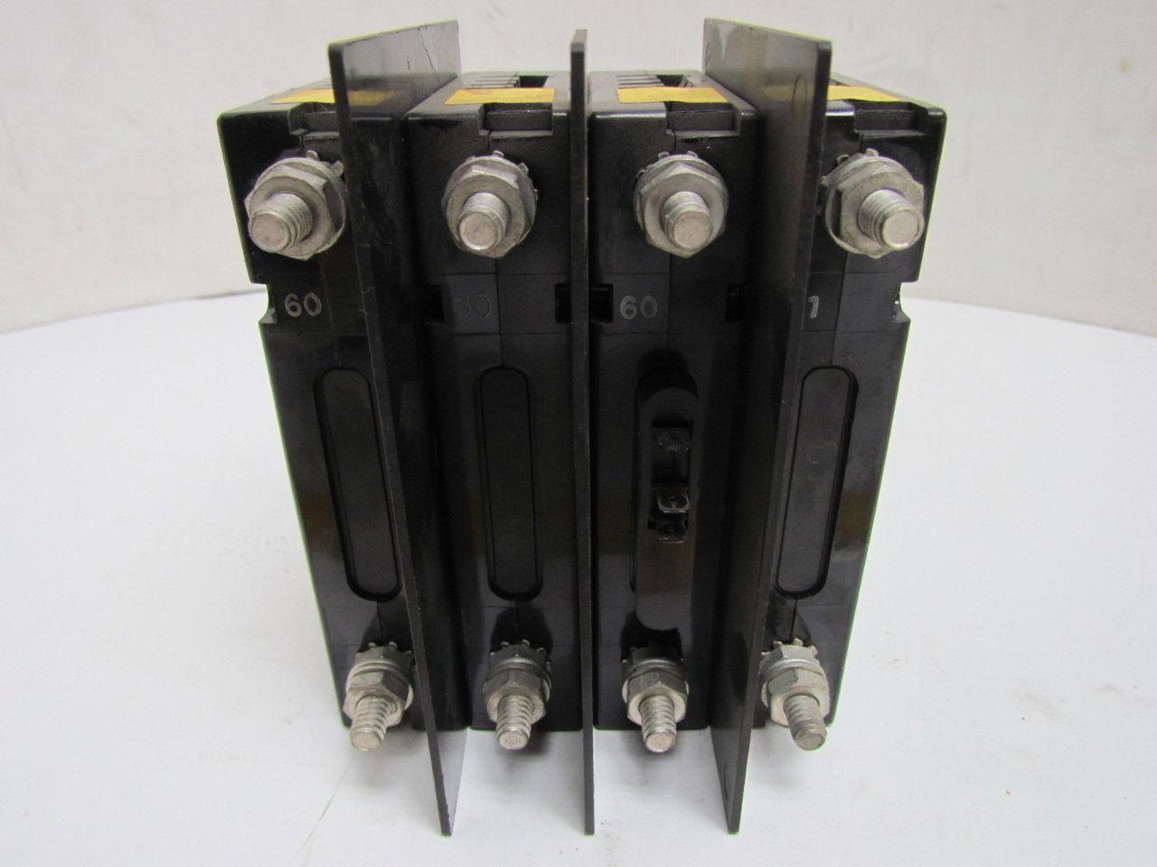 Airpax 209 LK-54 406-3113 Circuit Breaker 4 Pole 240 VAC 60 Amp