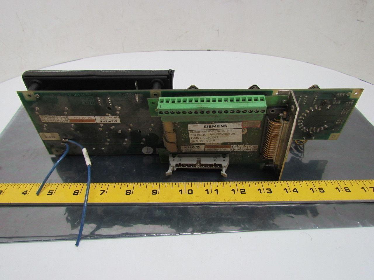Siemens 6FX1118-8AD01 6FX1126-8AA00 3-Switch Panel Circuit Board