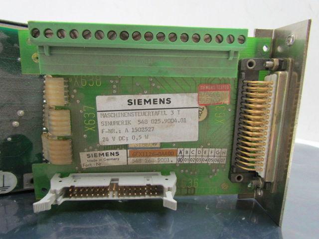 Siemens 6FX1118-8AD01 6FX1126-8AA00 3-Switch Panel Circuit Board