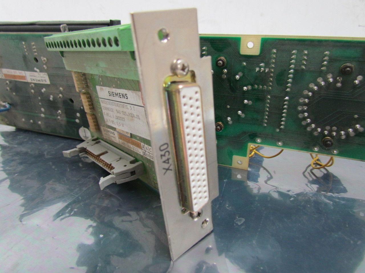 Siemens 6FX1118-8AD01 6FX1126-8AA00 3-Switch Panel Circuit Board