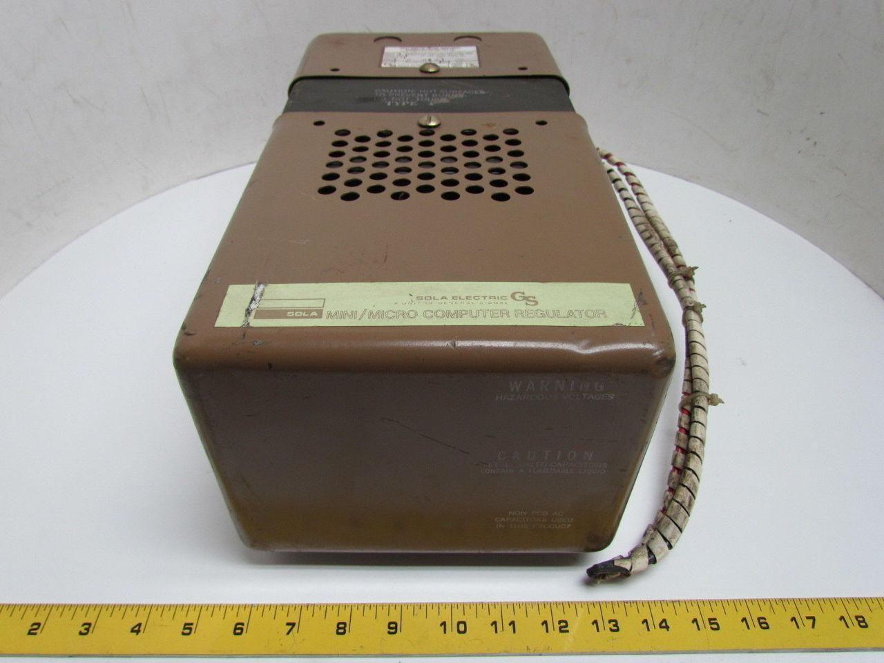 Sola 63-23-210-4 Constant Voltage Transformer Power Conditioner Regulator