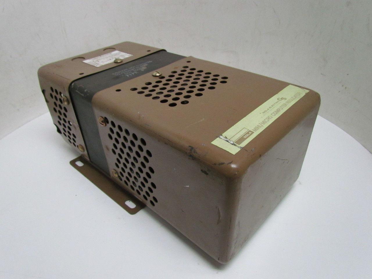 Sola 63-23-210-4 Constant Voltage Transformer Power Conditioner Regulator