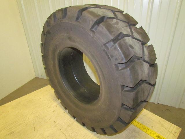 Watts 350X15 9.75 350-15 Solid Pneumatic Forklift Tire Deep Traction Tread NEW