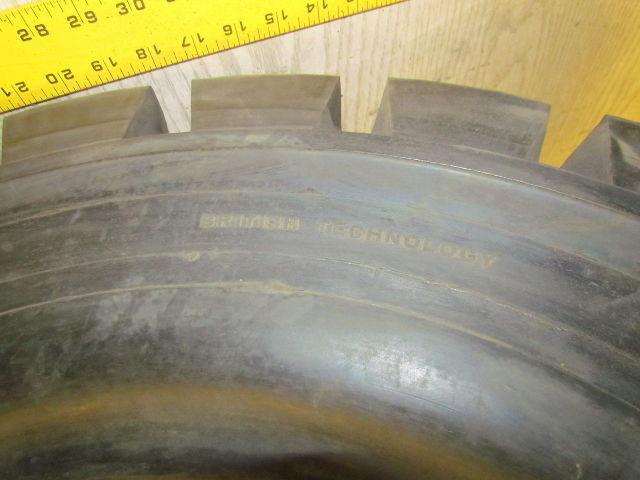 Watts 350X15 9.75 350-15 Solid Pneumatic Forklift Tire Deep Traction Tread NEW
