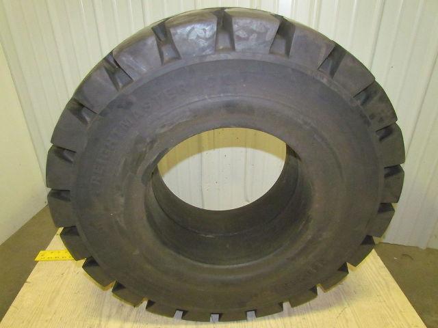 Watts 350X15 9.75 350-15 Solid Pneumatic Forklift Tire Deep Traction Tread NEW