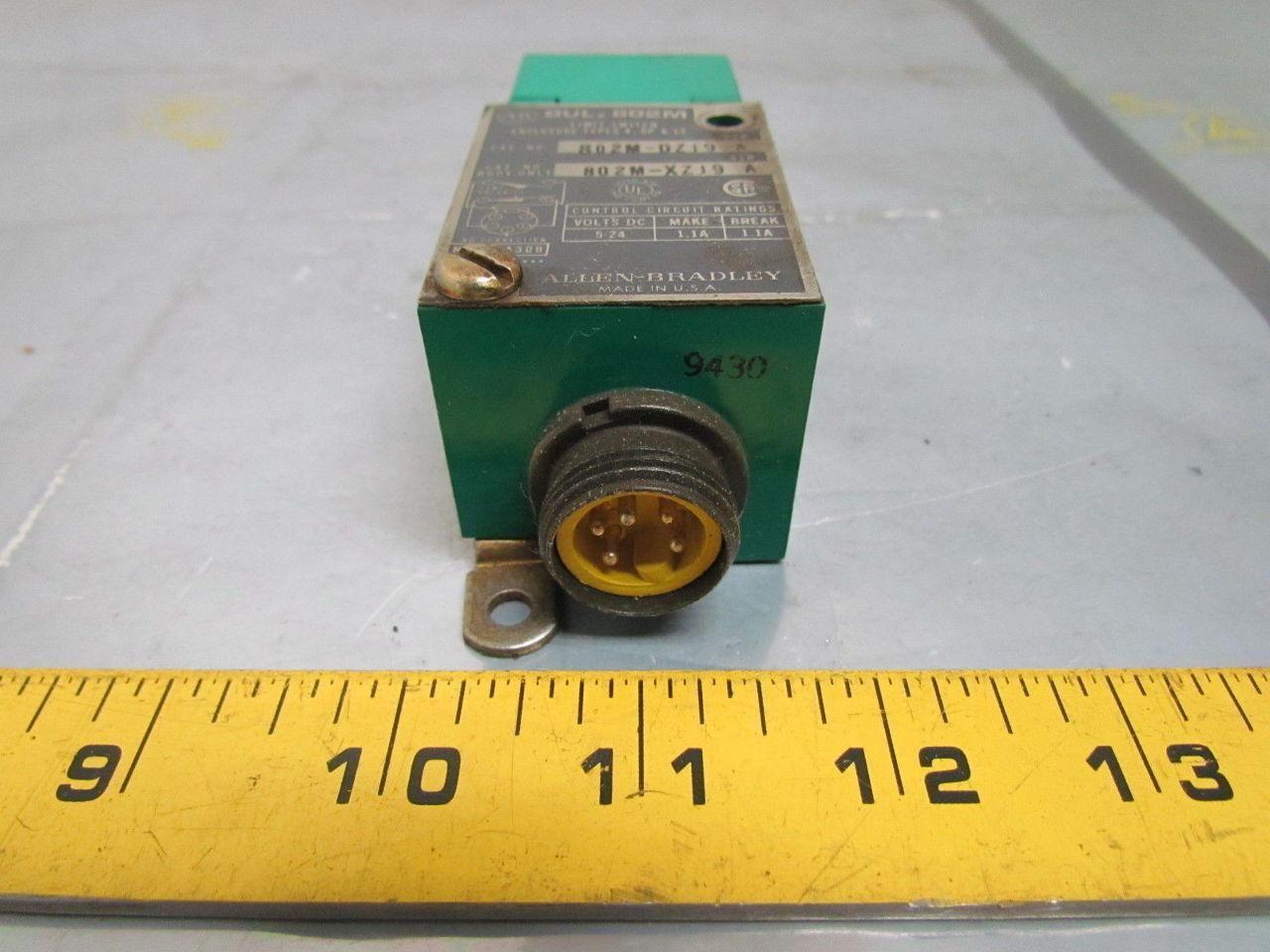 A-B Allen Bradley 802M-DZJ9 802M-XZJ9 Series A Limit Switch 5-24 VDC 802M-DX