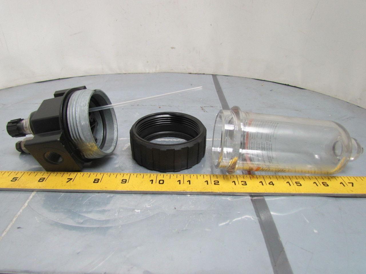 Parker 07L41FE 150 PSI Pneumatic Lubricator 3/4" NPTF Ports