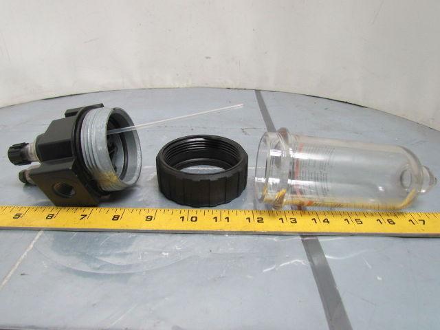 Parker 07L41FE 150 PSI Pneumatic Lubricator 3/4" NPTF Ports