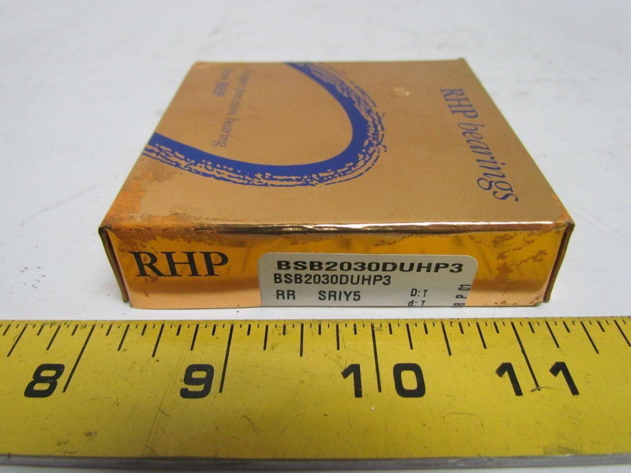 RHP BSB2030DUHP3 RR SRIY5 Super Precision Bearing