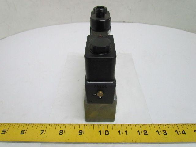 Rexroth Ceram GT-010062-00909 Double Solenoid Valve 4-Pin 24VDC ISO Sz 1